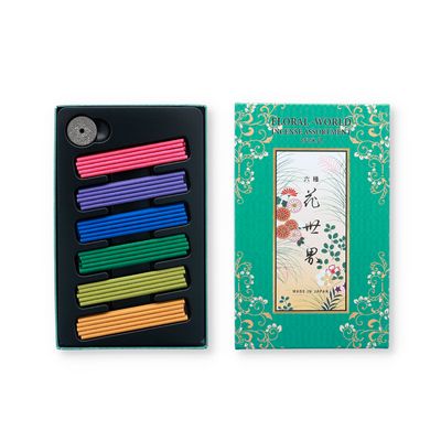 Spa - FLORAL WORLD Incense Assortment -Stick - SHOYEIDO INCENSE CO.