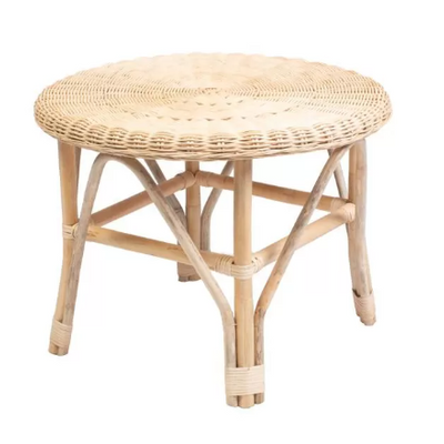 Coffee tables - Vintage rattan round coffee table - Eria - HYDILE