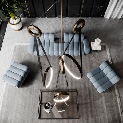 Plafonniers - Lampe suspendue Missouri I - PORUS STUDIO