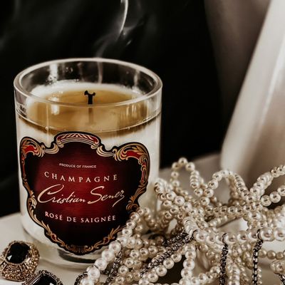 Decorative objects - Cristian Senez Brut Rosé Luxury Scented Candle - LUXURY SPARKLE