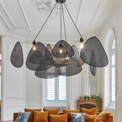 Hanging lights - SCREEN Cannage pendant light XXL - MARKET SET