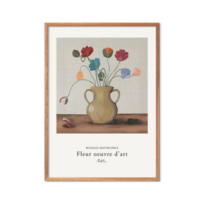 Affiches - Affiche - Fleur d'oeuvre d'art - NOVICTUS/ POSTER & FRAME