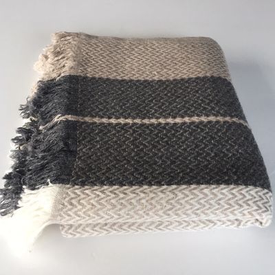 Throw blankets - Plaids en laine cachemire, couverture en laine et cachemire, wool and cashmere blanket. - COCOON PARIS