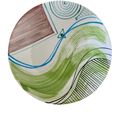 Ceramic - Hand painted and customizable porcelain plates - CERASELLA CERAMICHE