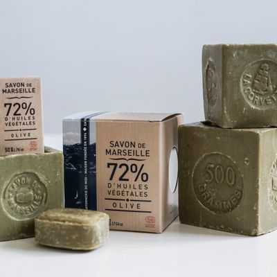 Soaps - Savon de Marseille Olive - 300g - SAVONNERIE DU MIDI 1894 LA CORVETTE