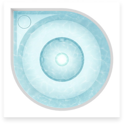 Jacuzzis - Drop Lampi White Outdoor Spa. - DROP