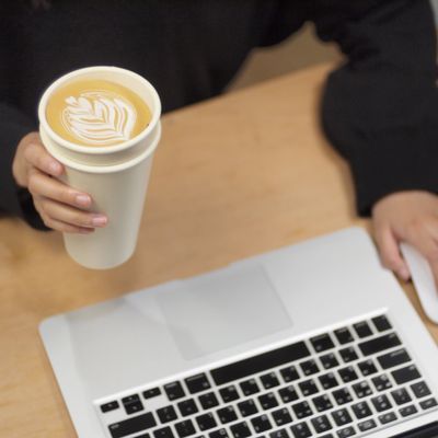 Tasses et mugs - Tasse à café « Take Out » Biomass 350 ml - Marron foncé - HOUSE OF HOME