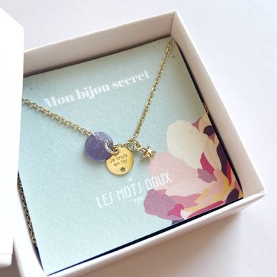 Jewelry - Secret Jewelry Necklace\" I believe in you\ " - LES MOTS DOUX