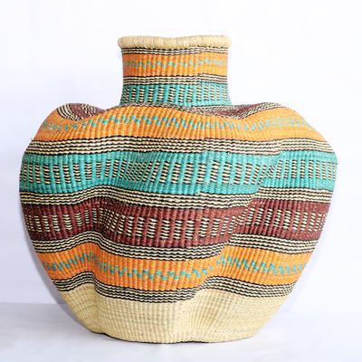 Unique pieces - Wavy Linga basket - MALKIA HOME