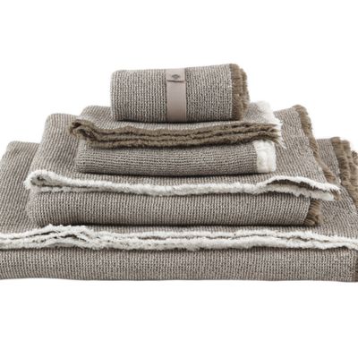 Serviettes de bain - Serviettes nid d'abeille et franges - LISSOY