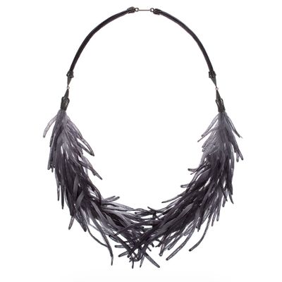 Bijoux - Root_grey_necklace - SECOND LAB