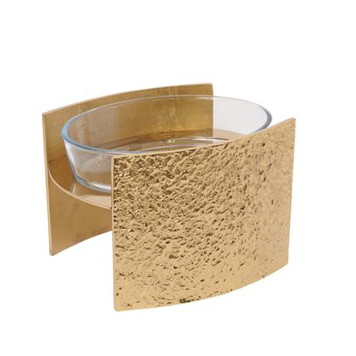 Platter and bowls - Madiha Metal-Glass Serveware - AURA LIVING