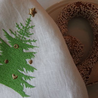 Table linen - CHRISTMAS TREE - napkin - ARTIPARIS