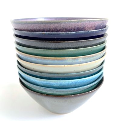 Platter and bowls - Ø-tableware - BORNHOLMS KERAMIKFABRIK APS