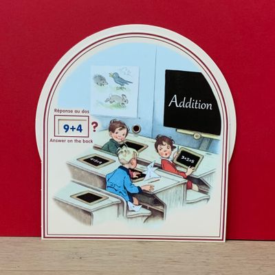 Children's games - Addition Disc Back Response - The Class - LUDOM-ÉDITION