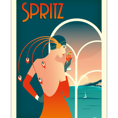 Poster - Poster "Spritz" - MARCEL TRAVELPOSTERS
