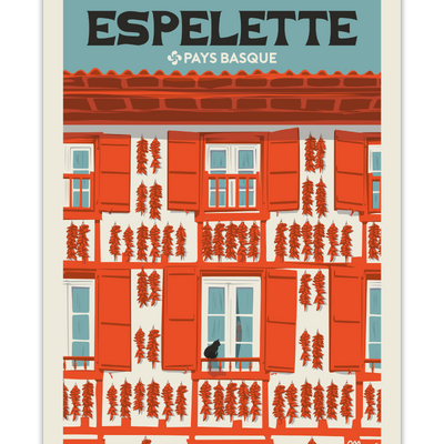 Poster - Poster ESPELETTE - MARCEL TRAVELPOSTERS