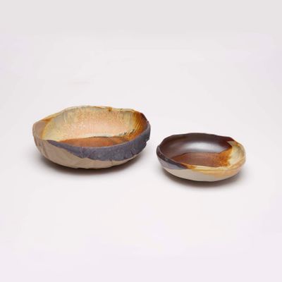 Platter and bowls - Reliefs, Fusion, Canopy, Fragments Collections - LES GUIMARDS