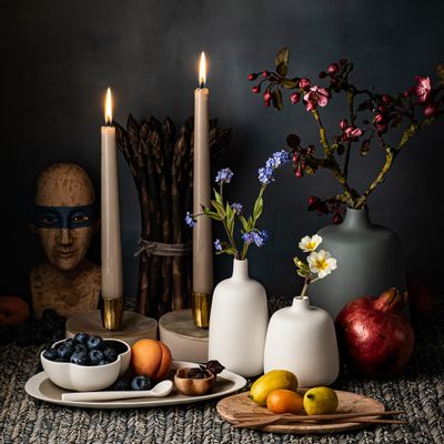 Vases - Vase ANNA, simple, moderne, lot de 3, fait main, porcelaine - KLATT OBJECTS