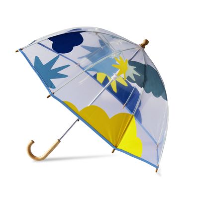 Vêtements enfants - Parapluie cloche transparent pour enfant - motif nuages SVALBARD - ANATOLE