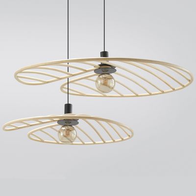 Hanging lights - NYMPHEA rattan suspension - ORCHID EDITION