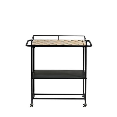 Buffets - Villa Collection Karv Chariot de bar 81 x 46 x 83 cm Noir Fer - VILLA COLLECTION DENMARK
