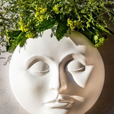 Other wall decoration - LUNA wall vase, face, handmade. - KLATT OBJECTS