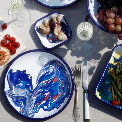 Meubles de cuisines  - Rumi Dreams Plates - KAPKA ENAMELWARE