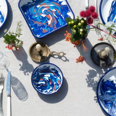 Kitchens furniture - Rumi Dreams Square Baking Tray - KAPKA ENAMELWARE