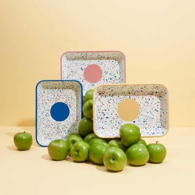 Kitchens furniture - Wonder Wheel Meze Plates - KAPKA ENAMELWARE