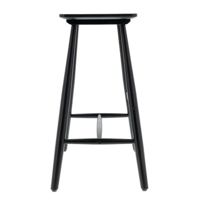 Tabourets - Tabouret haut Bast 46,5x28x64 cm Noir Chêne massif - VILLA COLLECTION DENMARK