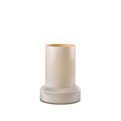 Vases - Vase Hvils D21 x 29 cm White Glass - VILLA COLLECTION DENMARK