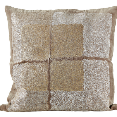 Comforters and pillows - Quilted Cushion 45x45 Gray - VILLA COLLECTION DENMARK
