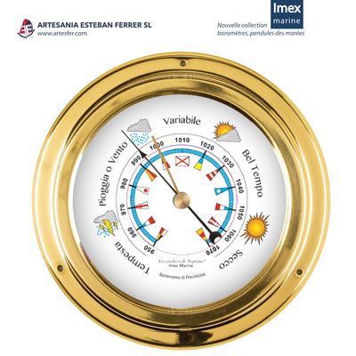 Gifts - IMEX MARINE BRASS BAROMETER - ARTESANIA ESTEBAN FERRER