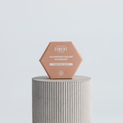 Savons - SHAMPOING SOLIDE - CHEVEUX SEC - SAVONNERIE CIMENT
