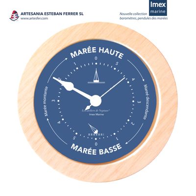Clocks - IMEX MARINE TIDE CLOCK - ARTESANIA ESTEBAN FERRER