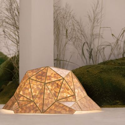 Appliques - Collection de lampes Goltrio Capiz Rock - DESIGN PHILIPPINES HOME