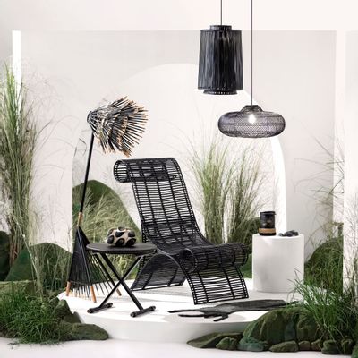 Suspensions - BAMBURI Suspension Tambour en osier - DESIGN PHILIPPINES HOME