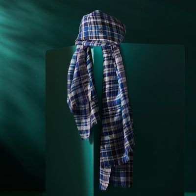 Scarves - BARRA PLAID MEN'S SCARF - AV08 PARIS