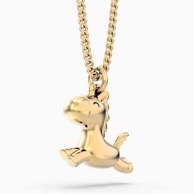 Jewelry - Flying Unicorn Necklace - CHOCLI