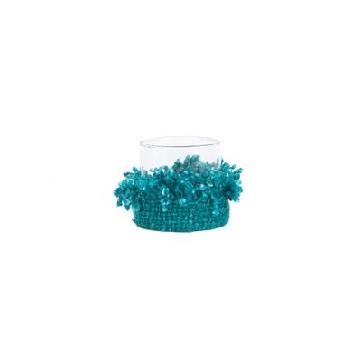 Bougeoirs et photophores  - Le Bougeoir Oh My Gee - Aqua - S - Set de 4 - BAZAR BIZAR LIVING