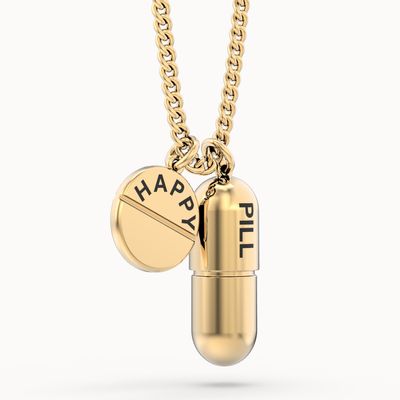 Jewelry - Happy Pill Necklace - CHOCLI