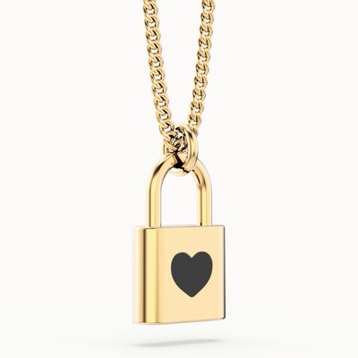 Jewelry - Love Lock Necklace - CHOCLI