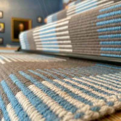 Contemporary carpets - Capri Rug - Atlantic Blue - HARTLEY & TISSIER