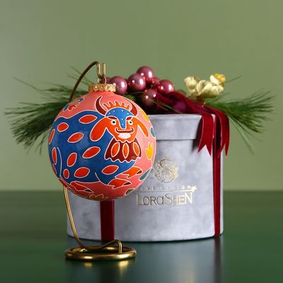 Guirlandes et boules de Noël - BOULE DE NOËL EN CÉRAMIQUE «BULL» - LORASHEN
