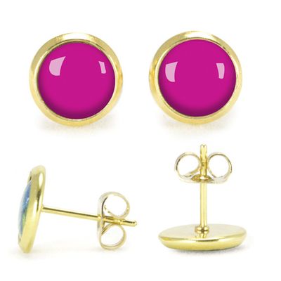 Jewelry - Ears studs Flash Byzantin - Gold - LES JOLIES D'EMILIE