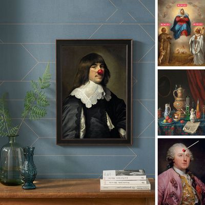 Poster - Collection Portraits Historiques - Clown - BLUE SHAKER