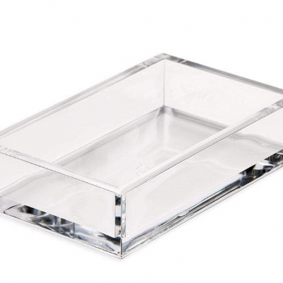 Decorative objects - Acrylic Guest Towel Napkin Holder - CASPARI