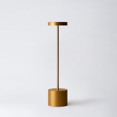 Wireless lamps - Cordless lamp LUXCIOLE Gold 34 cm - HISLE