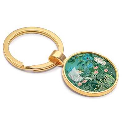 Gifts - Keychain gold Les Parisiennes Douanier Rousseau - LES JOLIES D'EMILIE